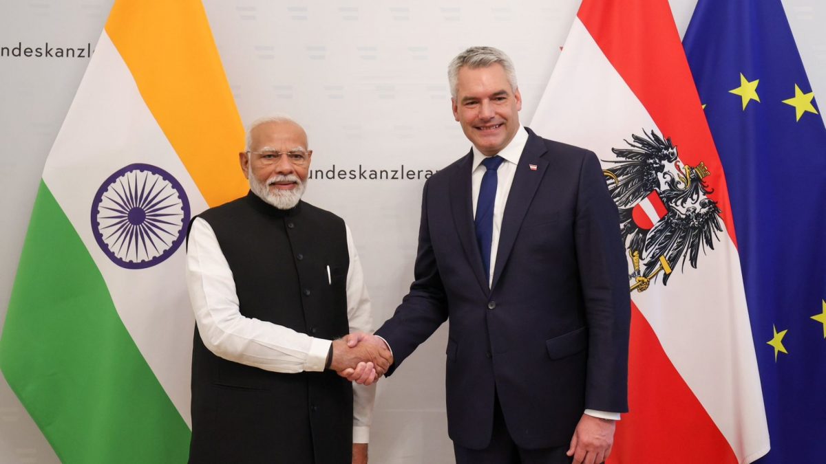 Prime Minister Narendra Modi held extensive talks with Austrian Chancellor Karl Nehammer on July 10, 2024. Source: X/@MEAIndia Prime Minister Narendra Modi held extensive talks with Austrian Chancellor Karl Nehammer on July 10, 2024. Source: X/@MEAIndia