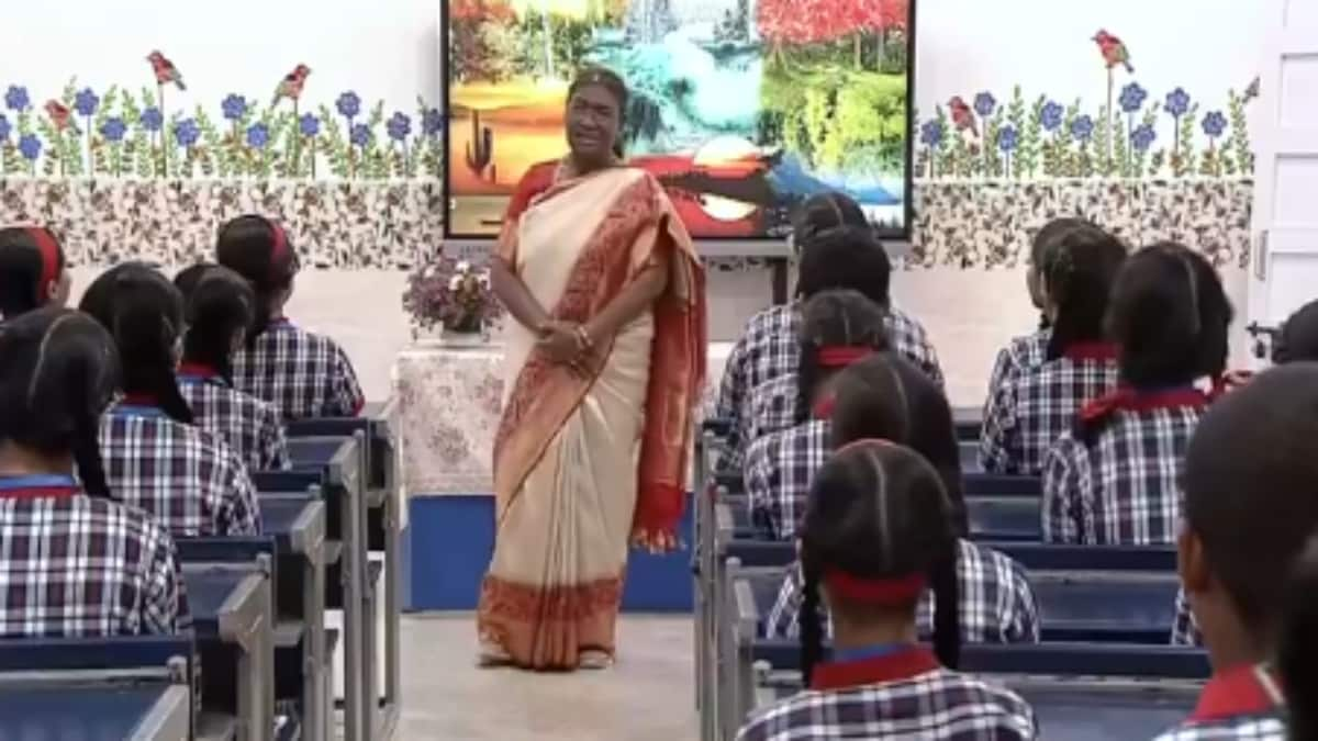 WATCH: When a Delhi school got its most special teacher - President Droupadi Murmu