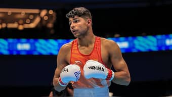 Boxer Nishant Dev is confident of winning an Olympic medal in Paris. PTI image
