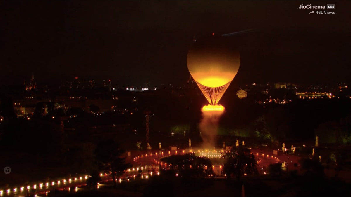 Olympics Highlights, Opening Ceremony Paris 2024: Ceremony concludes with lighting of hot-air balloon cauldron