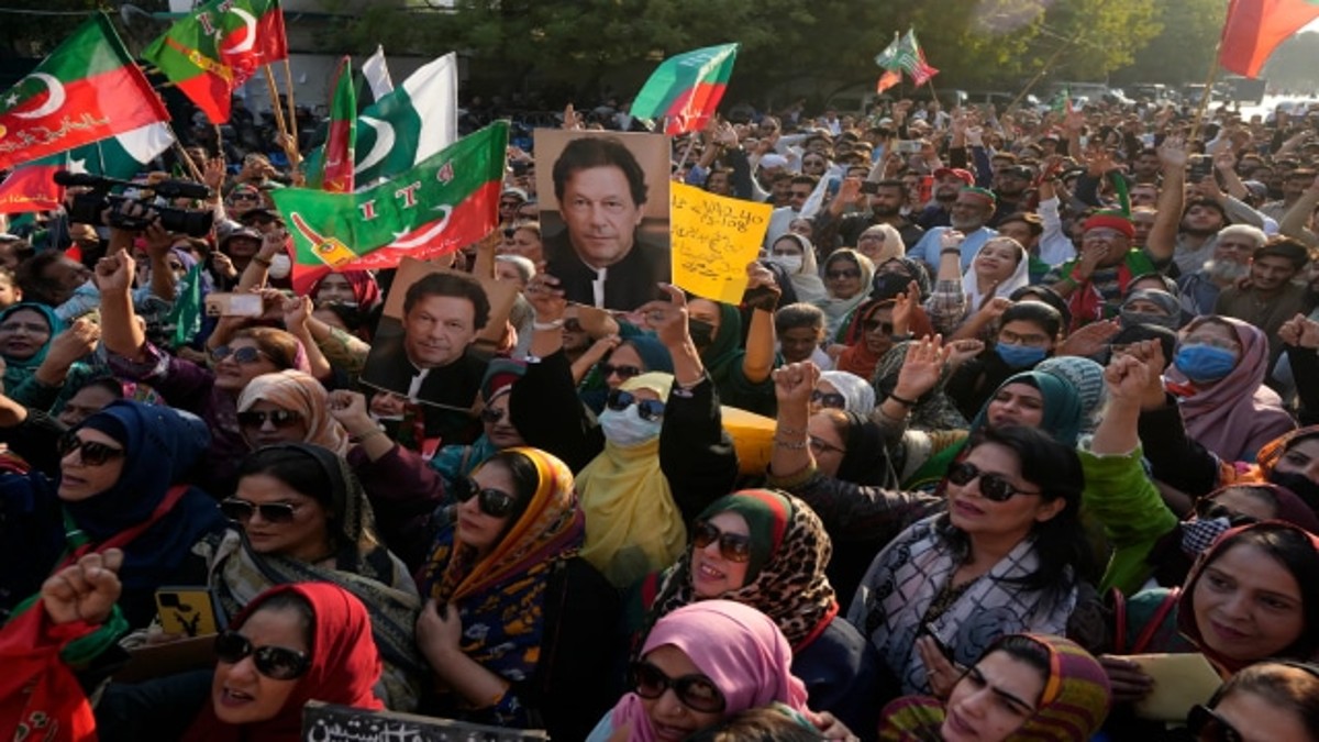 Though a big boost to the PTI, the judgement will not threaten the parliamentary majority of the ruling alliance of Prime Minister Shahbaz Sharif, supported by the People’s Party of Pakistan (PPP) and the Muhajir Qaumi Movement (MQM). Image: AP Though a big boost to the PTI, the judgement will not threaten the parliamentary majority of the ruling alliance of Prime Minister Shahbaz Sharif, supported by the People’s Party of Pakistan (PPP) and the Muhajir Qaumi Movement (MQM). Image: AP