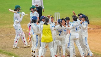 India scripted a remarkable 10-wicket win in the one-off Test against South Africa in Chennai. PTI 