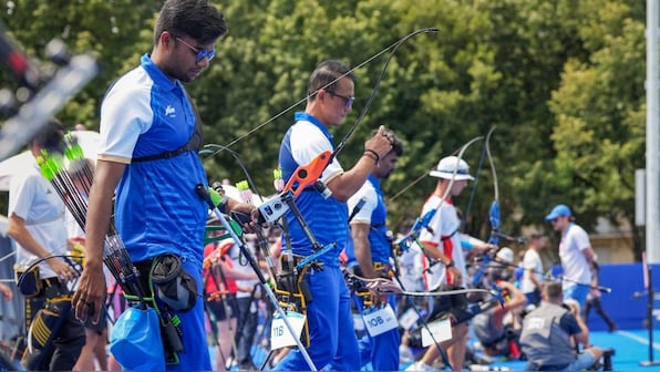  Indian men's team reach quarters with 3rd-place finish in ranking round