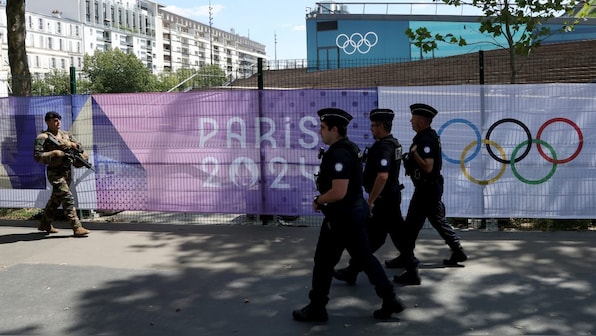  Security forces begin locking down parts of central Paris as athletes arrive