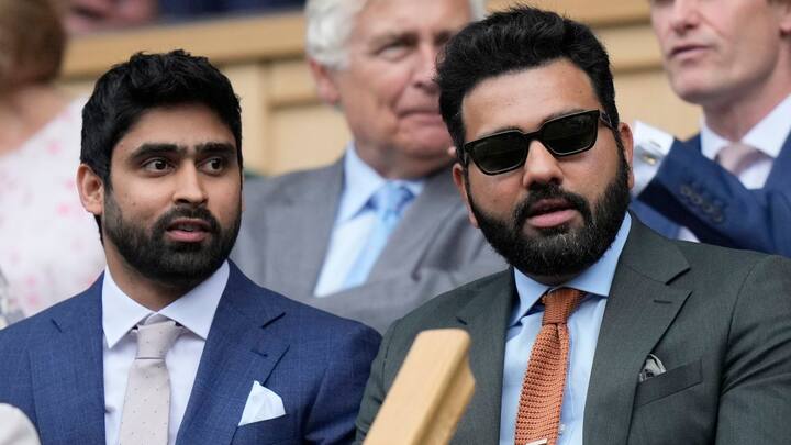 Rohit Sharma, Dinesh Karthik, Luka Modric attend Wimbledon men's singles semi-finals
