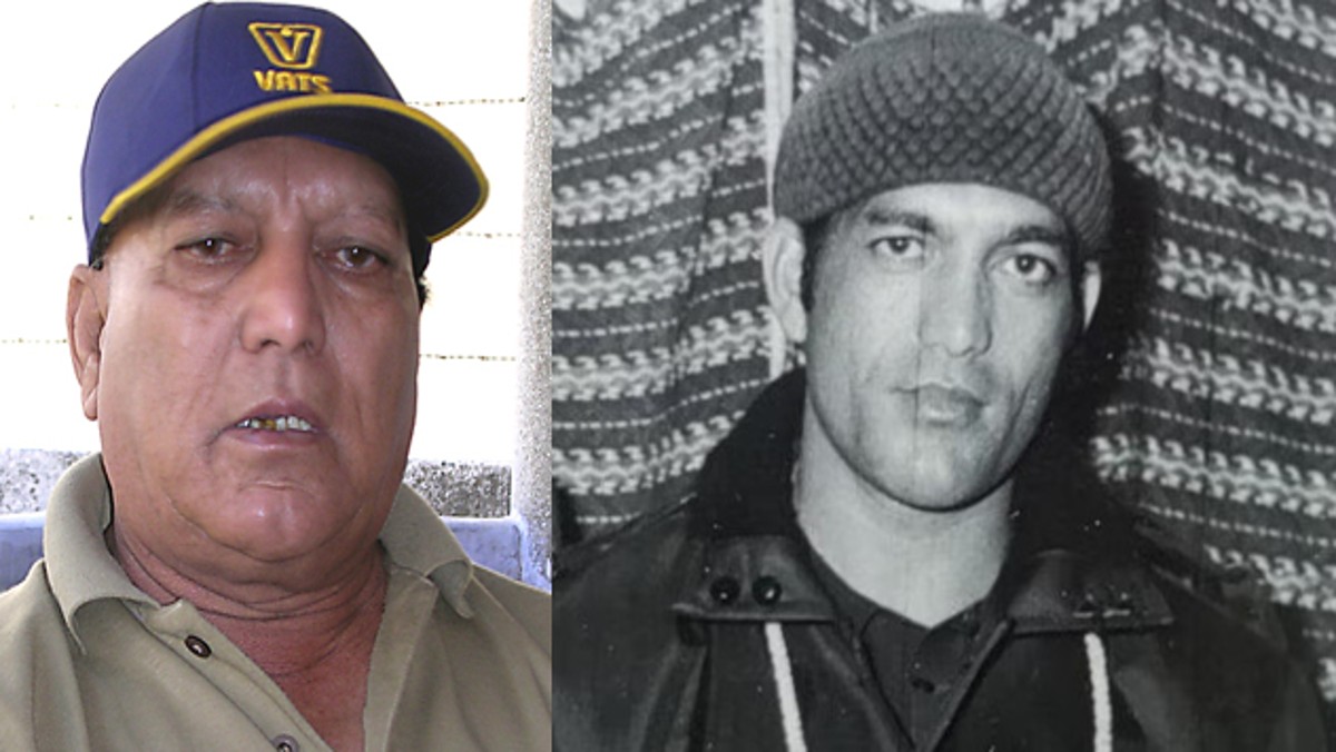 Indian footballer Bhupinder Rawat in different shades of time. Images: Dehradun football and AIFF Indian footballer Bhupinder Rawat in different shades of time. Images: Dehradun football and AIFF