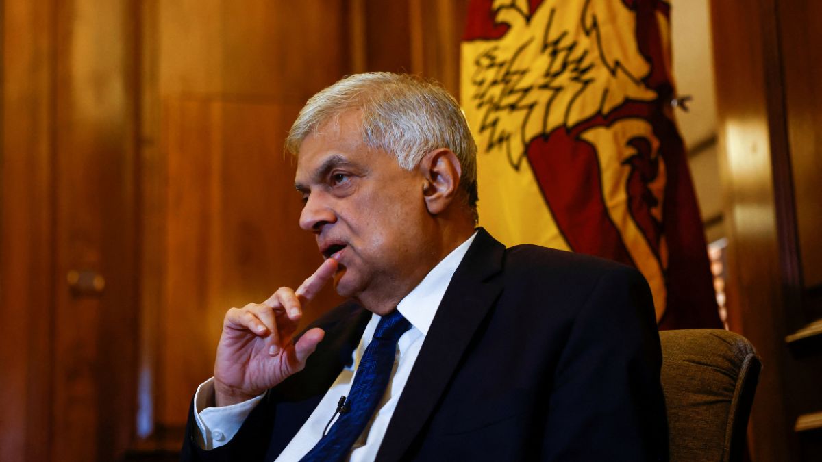 Sri Lanka's President Ranil Wickremesinghe looks on during an interview at Presidential Secretariat, amid the country's economic crisis, in Colombo, Sri Lanka, August 18, 2022. File Image/Reuters Sri Lanka's President Ranil Wickremesinghe looks on during an interview at Presidential Secretariat, amid the country's economic crisis, in Colombo, Sri Lanka, August 18, 2022. File Image/Reuters