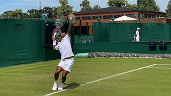 Sumit Nagal made his maiden Wimbledon appearance this year. Image: Instagram