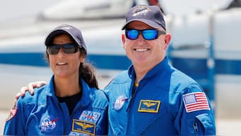 NASA astronauts Butch Wilmore and Suni Williams pose ahead of the launch of Boeing's Starliner-1 Crew Flight Test (CFT), in Cape Canaveral, Florida, US. File image/Reuters
