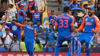 Suryakumar Yadav's catch played a big role in India winning the T20 World Cup. AP