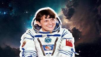 Soviet cosmonaut Svetlana Savitskaya. 