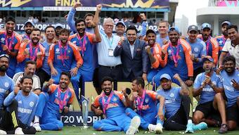 The Rohit Sharma-led Indian team will be felicitated in Mumbai after meeting PM Narendra Modi in New Delhi. Image credit: X/@BCCI