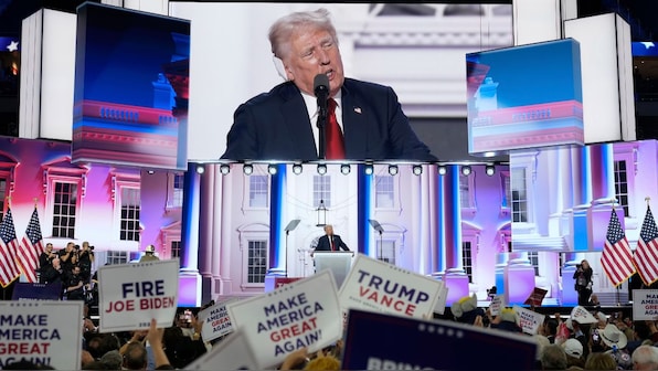 How Donald Trump's longest convention speech in US history made some yawn, others leave