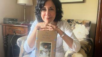 Ira Mukhtoy with book 'The Lion and The Lily: The Rise and Fall of Awadh'