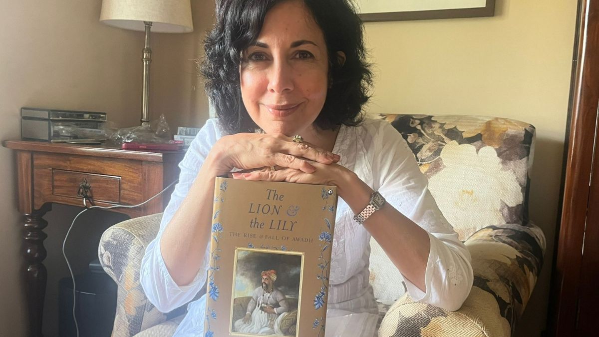 Ira Mukhtoy with book 'The Lion and The Lily: The Rise and Fall of Awadh' Ira Mukhtoy with book 'The Lion and The Lily: The Rise and Fall of Awadh'