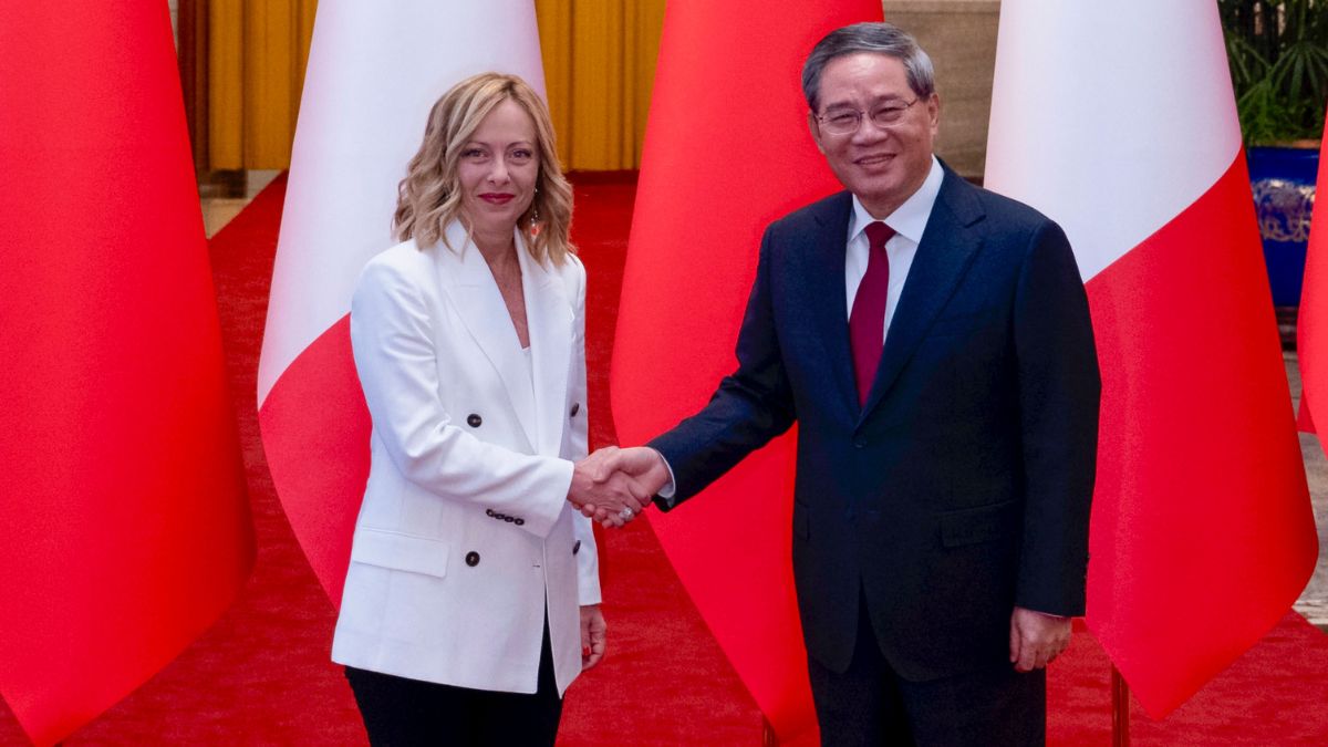 Dopo il ritiro dalla Belt and Road Initiative, Italia e Cina firmano un accordo economico triennale mentre la Meloni cerca di ripristinare le relazioni – Firstpost Dopo il ritiro dalla Belt and Road Initiative, Italia e Cina firmano un accordo economico triennale mentre la Meloni cerca di ripristinare le relazioni – Firstpost