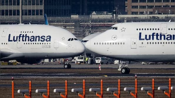 Lufthansa flight’s wheel catches fire during landing at Delhi airport with 490 passengers on board