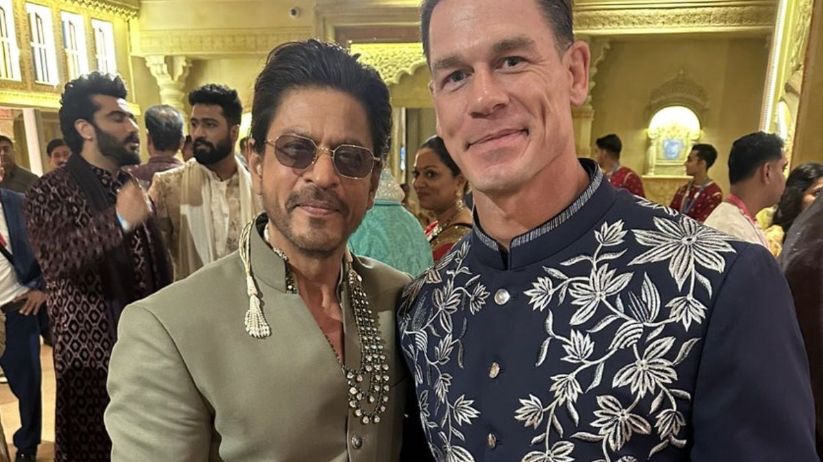 Anant Ambani-Radhika Merchant Wedding: WWE Superstar John Cena shares picture with Shah Rukh Khan, says 'He's had a positive effect on my life'