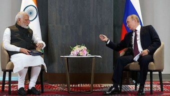 PM Modi and Russian President Vladimir Putin are set to have a bilateral meeting soon. File image/Reuters