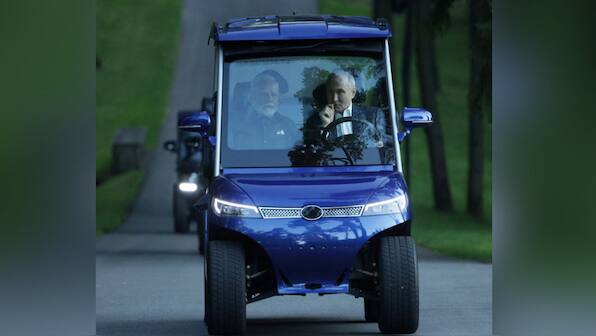 WATCH: Putin, Modi go for golf cart riding at Novo Ogoryovo – Firstpost