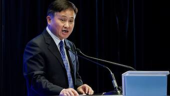 People's Bank of China Governor Pan Gongsheng speaks during the HKMA-BIS High-Level Conference in Hong Kong, China November 28, 2023. REUTERS