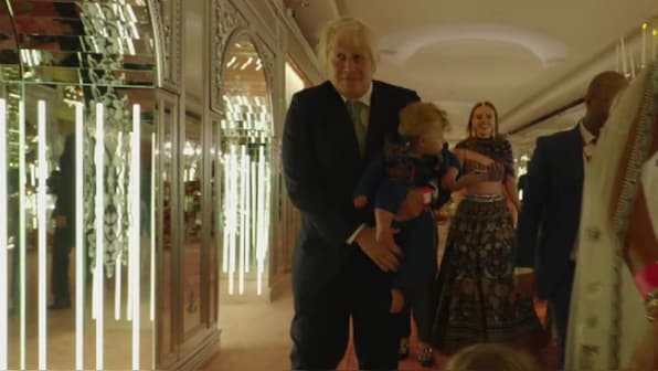 WATCH: Former UK PM Boris Johnson at Jio World Centre to attend Anant Ambani-Radhika Merchant's wedding
