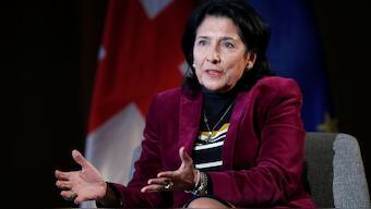 Georgian President Salome Zurabishvili. File Photo