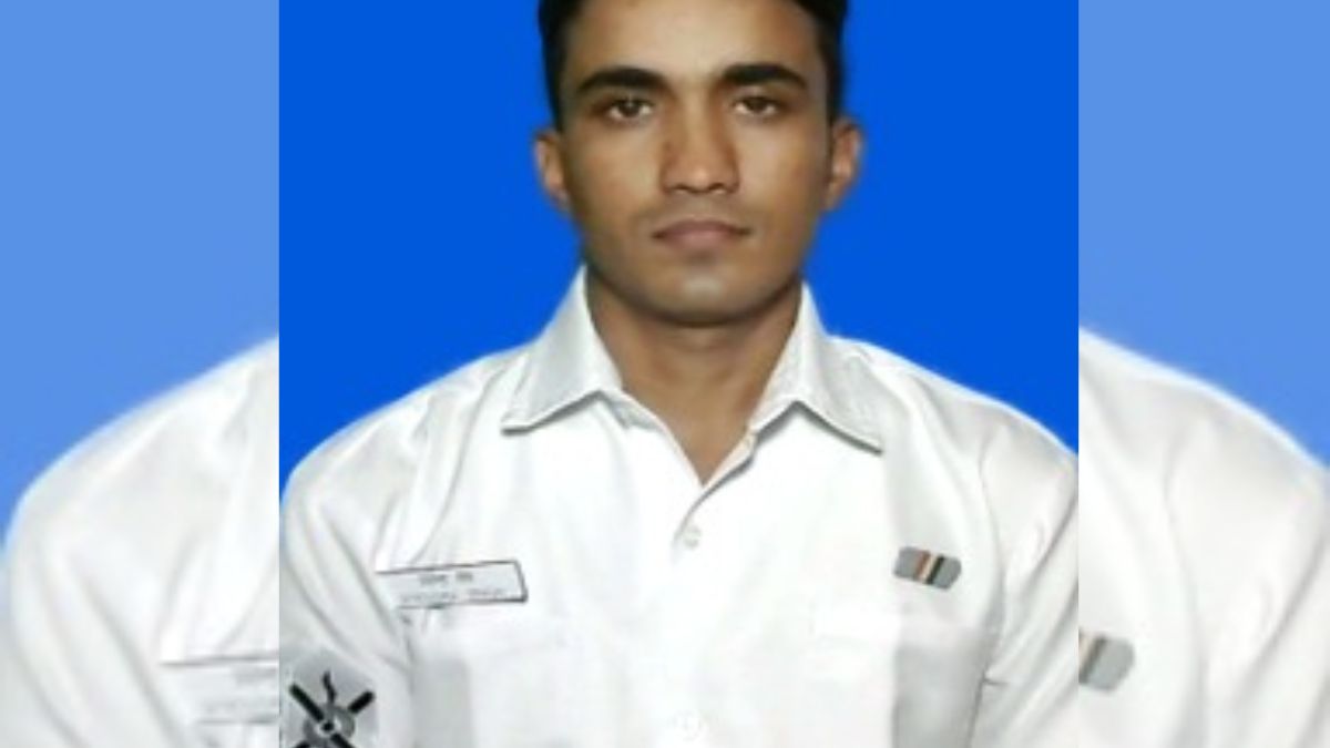 The body of Sitendra Puran Singh who was missing after the fire on INS Brahmaputra has been found. X/@indiannavy The body of Sitendra Puran Singh who was missing after the fire on INS Brahmaputra has been found. X/@indiannavy