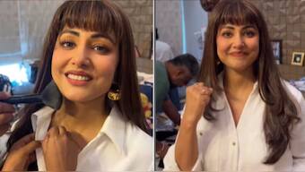 WATCH: Hina Khan resumes working after cancer diagnosis, says 'My first work assignment after...'