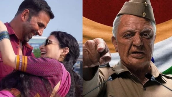  Kamal Haasan's 'Indian 2' and Akshay Kumar's 'Sarfira' crash on Monday, collect only Rs 3.15 and 1.40 crore