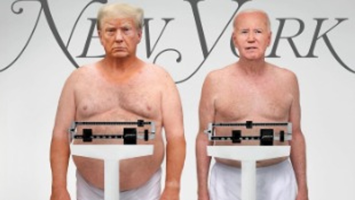 What’s the controversy surrounding a half-naked image of Trump, Biden on magazine? What’s the controversy surrounding a half-naked image of Trump, Biden on magazine?