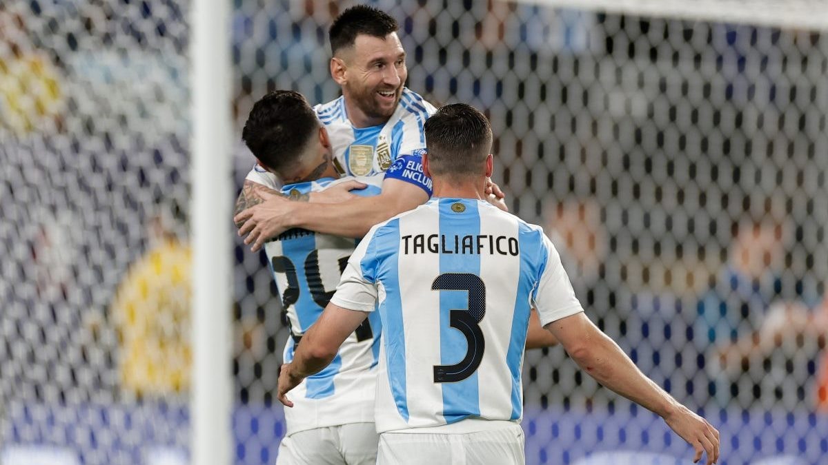 Argentina vs Canada Lionel Messi scores as Argentina thump Canada to