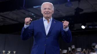 President Joe Biden walks on stage to speak at a campaign rally, the day after the debate with Republican presidential candidate former President Donald Trump, in Raleigh, North Carolina. Post-debate, calls have grown to replace Biden as the Democratic nominee. File image/AP