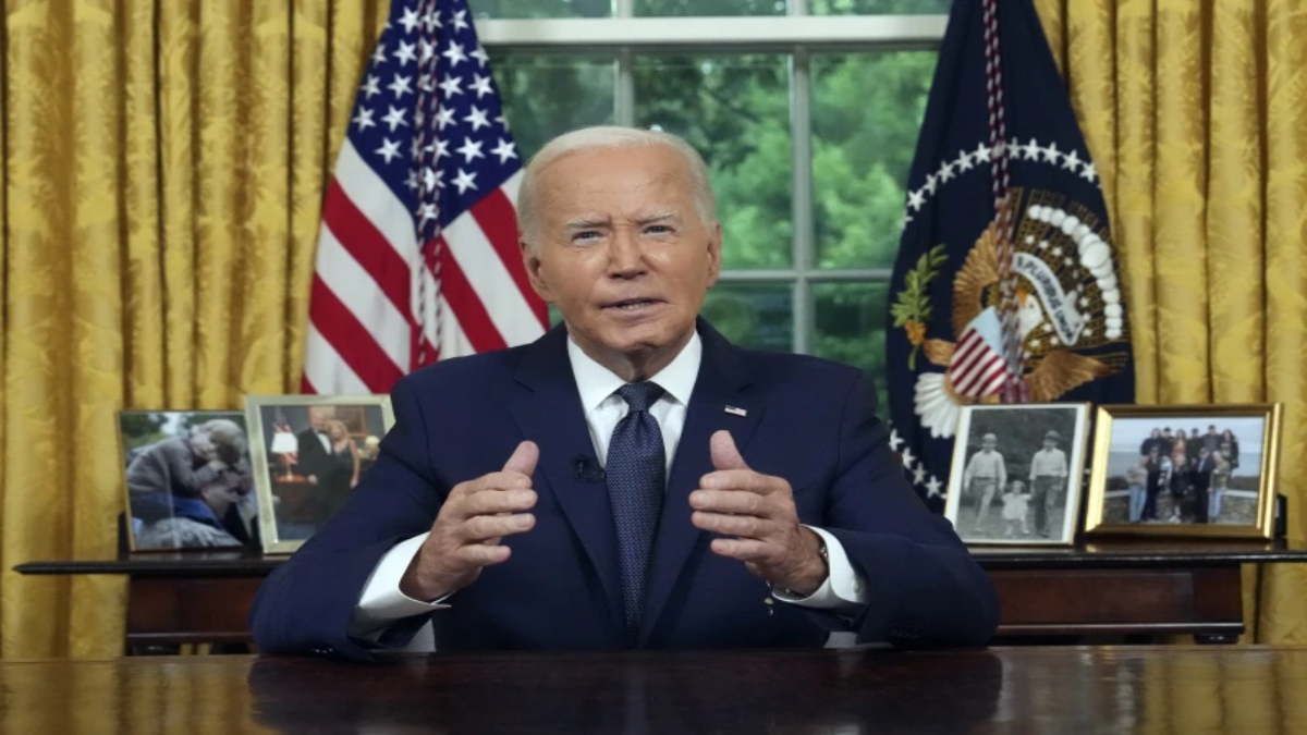 Biden says 'saving democracy' was more important than 'title' in first address after ending re-election bid Biden says 'saving democracy' was more important than 'title' in first address after ending re-election bid