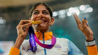 Parul Chaudhary won 5000m gold at the 2023 Asian Games. PTI