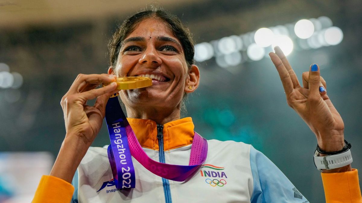 Parul Chaudhary won 5000m gold at the 2023 Asian Games. PTI Parul Chaudhary won 5000m gold at the 2023 Asian Games. PTI
