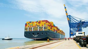 China accounts for over 50 per cent of global merchant vessel cargo capacity and has a virtual monopoly on shipping container production. AFP
