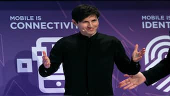 Founder and CEO of Telegram Pavel Durov delivers a keynote speech during the Mobile World Congress in Barcelona, Spain February 23, 2016. Reuters