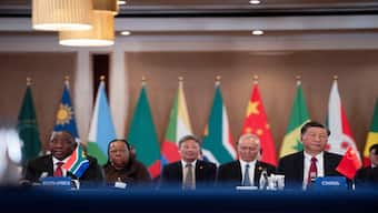 President of China Xi Jinping and South African President Cyril Ramaphosa attend the China-Africa Leaders' Roundtable Dialogue on the last day of the BRICS Summit, in Johannesburg, South Africa. File image/ Reuters