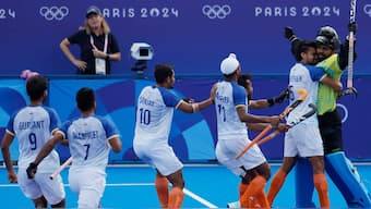 India goalkeeper PR Sreejesh played a crucial role in his team reaching the semi-finals of the Paris Olympics. Reuters 