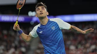Shuttler Lakshya Sen missed out on a bronze medal after going down to Malaysia's Lee Zii Jia in Paris Olympics. Reuters 