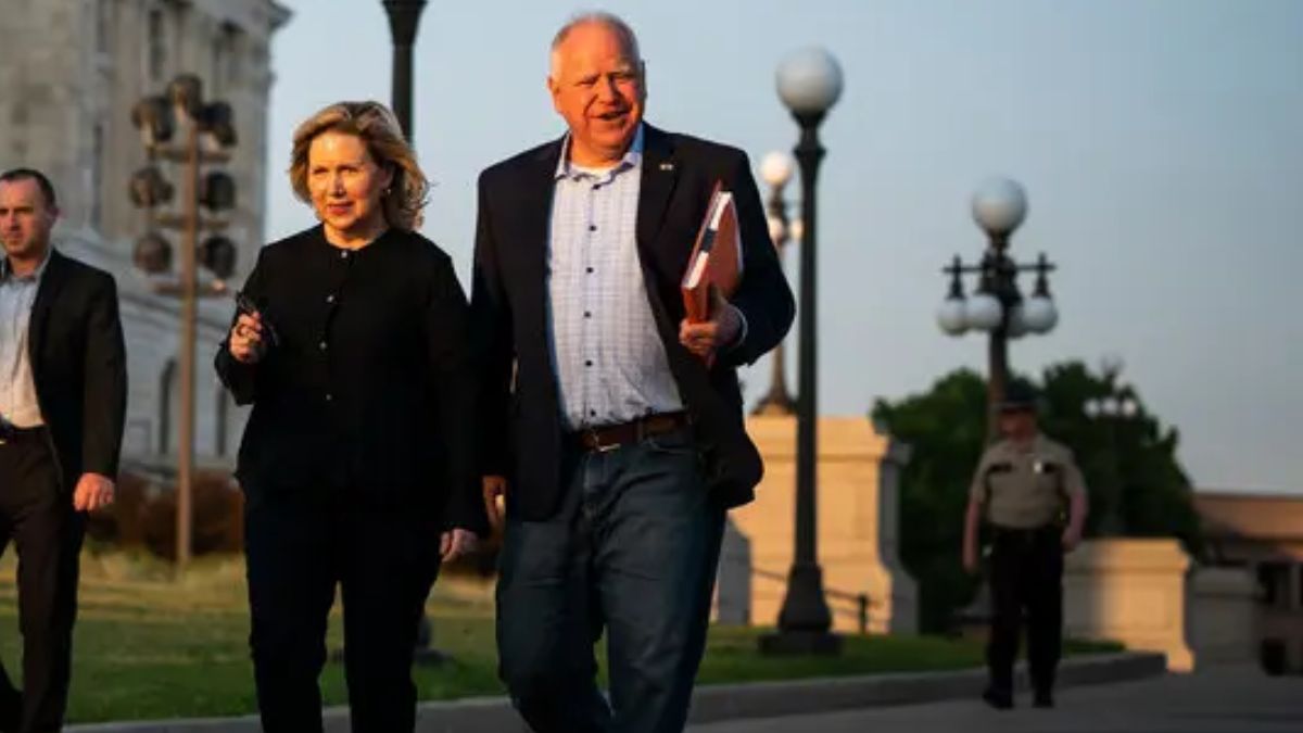 Glenn Walz and Tim Walz. AFP Glenn Walz and Tim Walz. AFP
