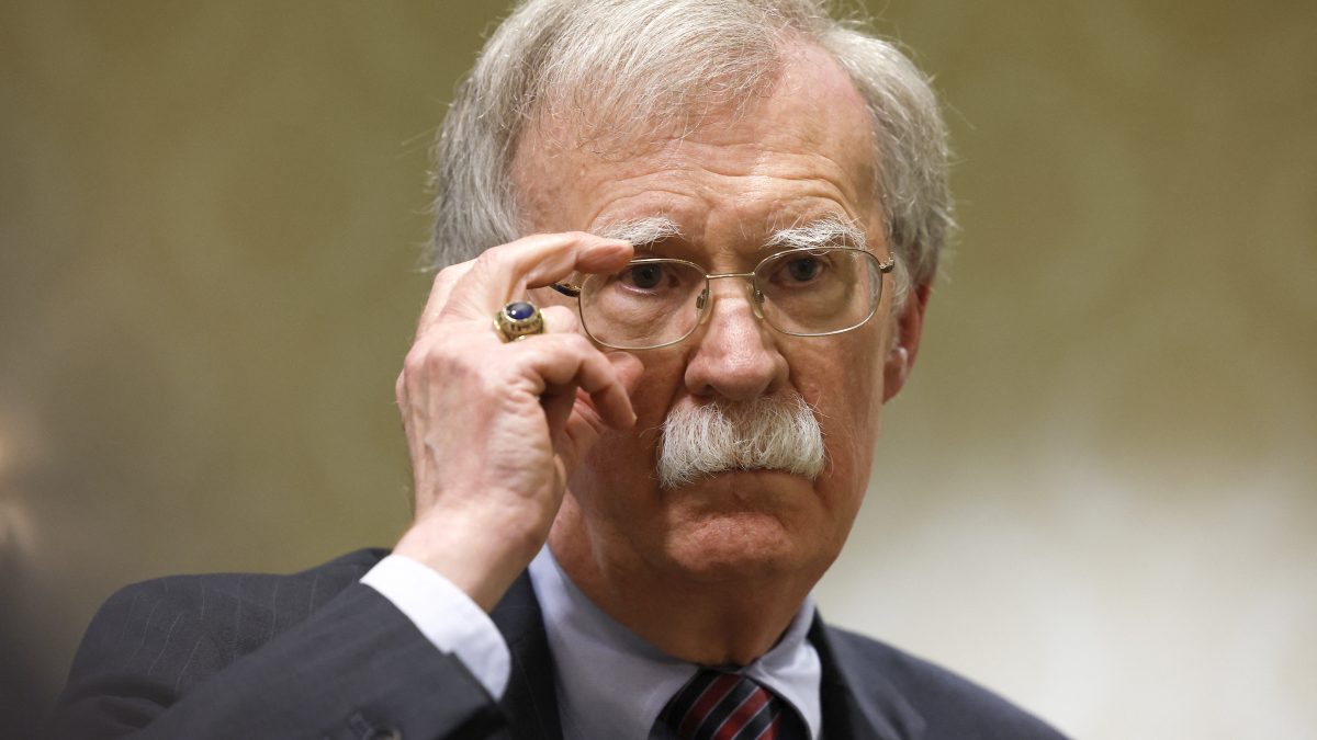WASHINGTON, DC - AUGUST 17: Former National Security Adviser John Bolton speaks to reporters after speaking in a panel hosted by the National Council of Resistance of Iran U.S. Representative Office (NCRI-US) at the Willard InterContinental Hotel on August 17, 2022 in Washington, DC. The NCRI-US held the panel to mark the 20th anniversary of their first press conference on the perceived threat of Irans nuclear weapons program. Recently the U.S. Justice Department announced charges against an Iranian operative for a plot to murder John Bolton. Anna Moneymaker/Getty Images/AFP (Photo by Anna Moneymaker / GETTY IMAGES NORTH AMERICA / Getty Images via AFP) WASHINGTON, DC - AUGUST 17: Former National Security Adviser John Bolton speaks to reporters after speaking in a panel hosted by the National Council of Resistance of Iran U.S. Representative Office (NCRI-US) at the Willard InterContinental Hotel on August 17, 2022 in Washington, DC. The NCRI-US held the panel to mark the 20th anniversary of their first press conference on the perceived threat of Irans nuclear weapons program. Recently the U.S. Justice Department announced charges against an Iranian operative for a plot to murder John Bolton. Anna Moneymaker/Getty Images/AFP (Photo by Anna Moneymaker / GETTY IMAGES NORTH AMERICA / Getty Images via AFP)