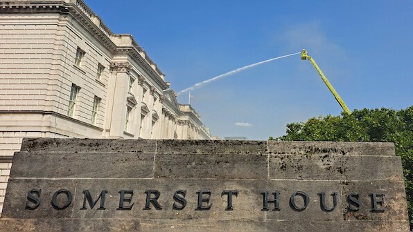 Fire at London's Somerset House contained; paintings of Van Gogh, Monet safe