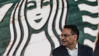 After news of Starbucks CEO Laxman Narasimhan stepping down broke, the markets have responded positively to the changes at the top as the company's shares increased 24 per cent to hit their biggest intraday gain on record, adding over $20 billion in market capitalisation. AP