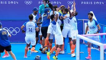 After defeating Great Britain in the quarter-finals, the India men's hockey team will face either Argentina or Germany in the semi-finals of the Paris Olympics. AP 