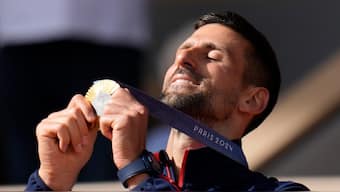 The only major achievement eluding Novak Djokovic was the Olympic gold medal. Now, the Serb has added another feather to his cap. AP 