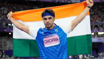 Neeraj Chopra won silver at the 2024 Paris Olympics with a throw of 89.45m. AP 