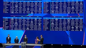 The league stage draw for the new-look UEFA Champions League took place in Monaco on Thursday. AP 