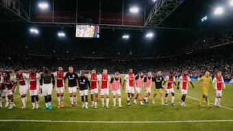 Ajax won the Europa League shootout after UEFA record 34 penalties. Image: Ajax on X
